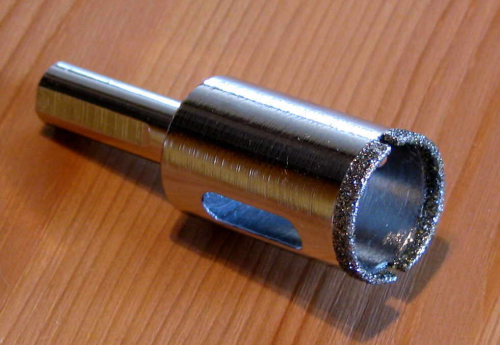 Diamantbohrkrone Feinsteinzeug 27 mm nass Plus