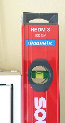 Sola REDM3 Magnet Wasserwaage Länge 100 cm 3 Libellen