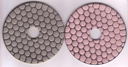 Trocken Diamant Klett-Schleifteller Polierer schwarz 100 mm