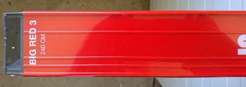 Sola BIG RED 3 Wasserwaage Länge 240 cm 3 Libellen