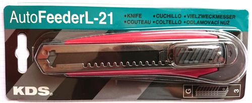 Cutter-Messer KDS L-21 mit Feststellrädchen